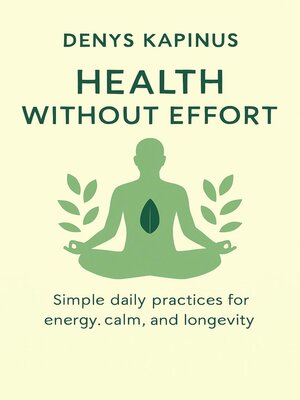 cover image of Health Without Effort
